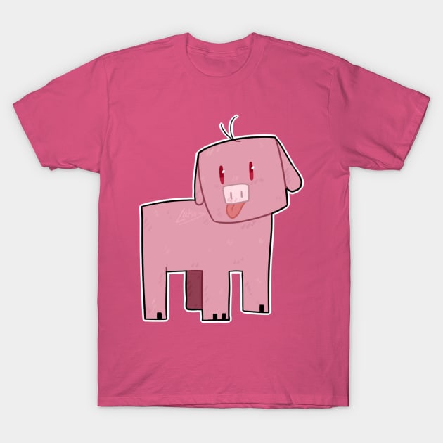 Minecraft Pig T-Shirt by BetaRat